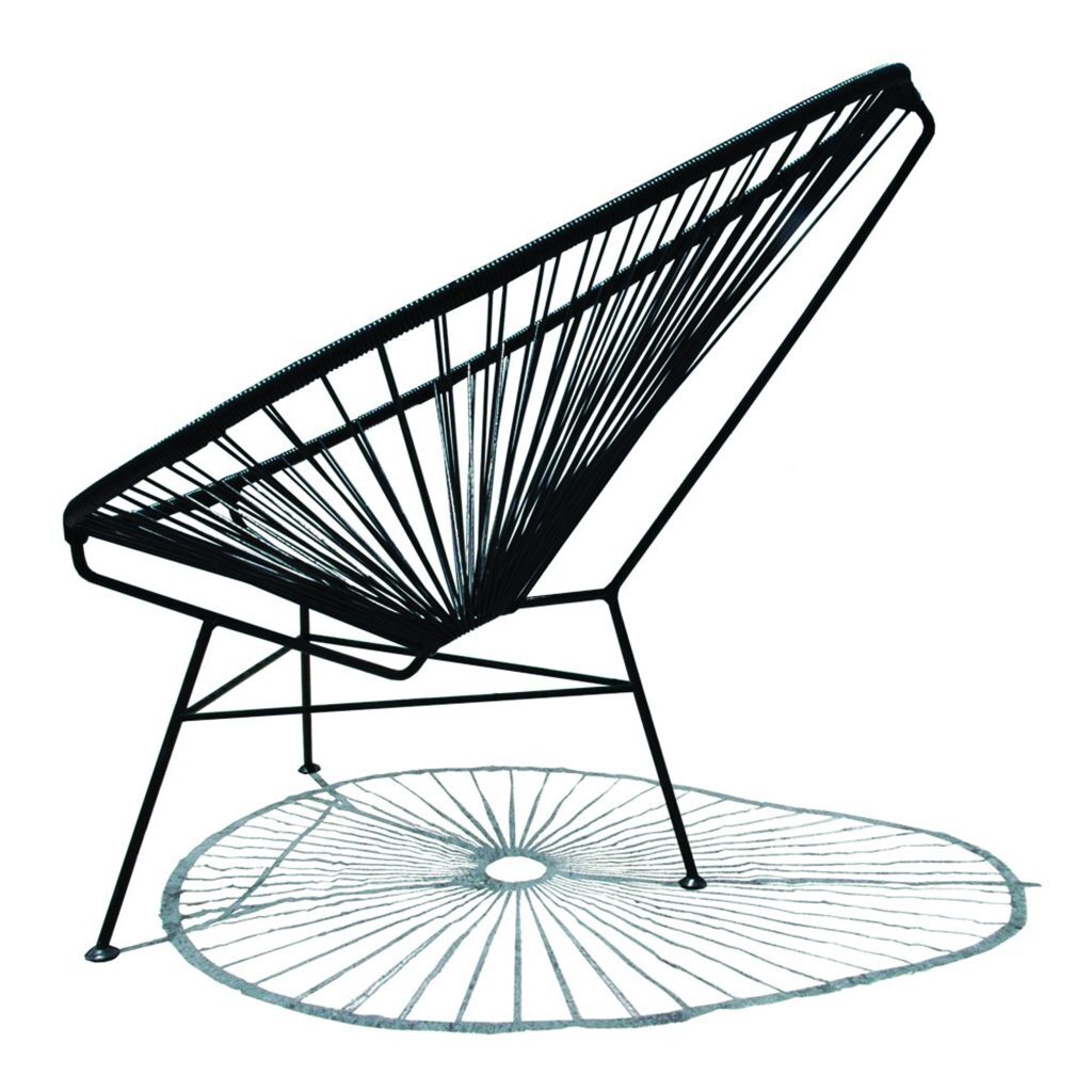 Smallable Made in Design schwarzer Lounge Sessel Outdoor Indoor Living Einrichtung Wohnen ausruhen entspannen