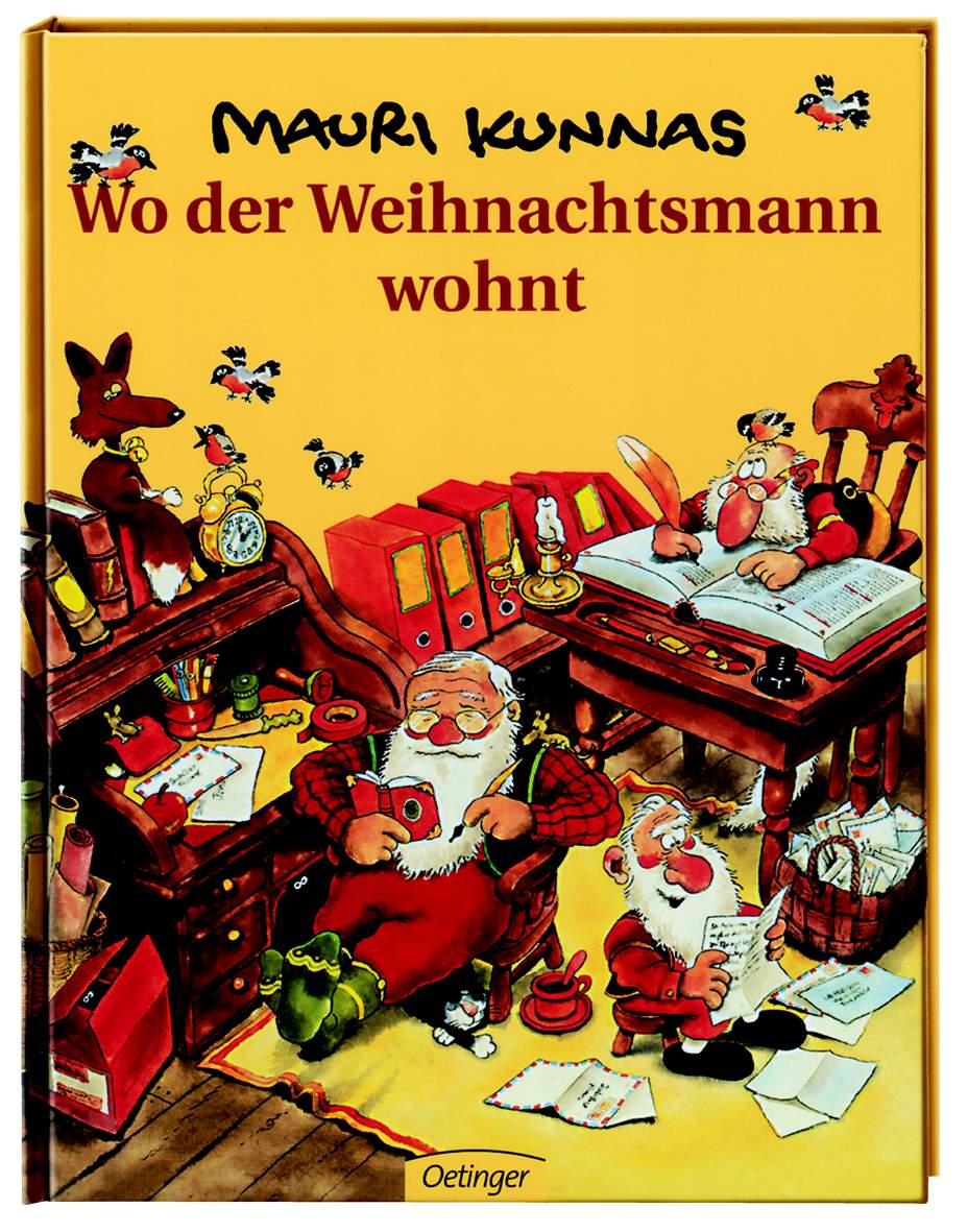 Weihnachtsbuch Wo der Weihnachtsmann wohnt; Oetinger Verlag