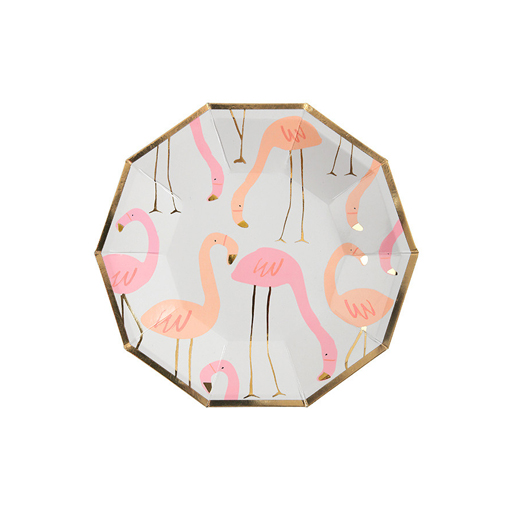 Pappteller Flamingo Dekoration Tischdeko Kindergeburtstag Tischdekoration Feier
