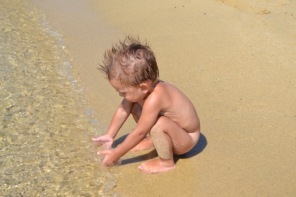 Sardinien Strand Baby 