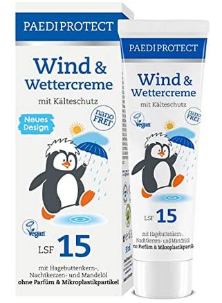 Paediprotect, Wind & Wettercreme LSF 15, ca. 5 Euro
