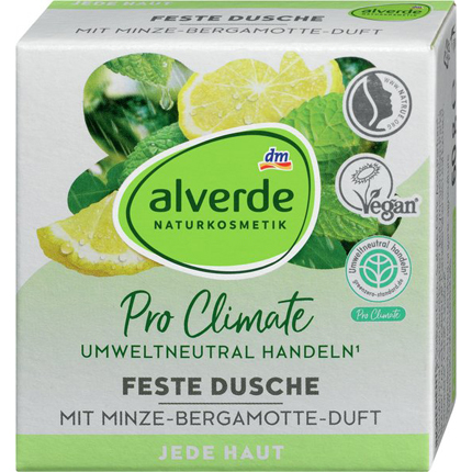 Alverde, Pro Climate Feste Dusche Minze-Bergamotte Duft, ca. 4 Euro